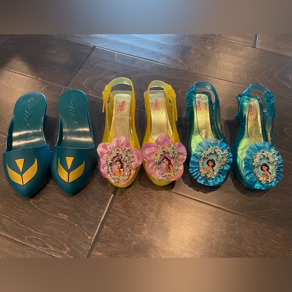 Colorful Princess Dress-Up Shoes Set